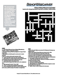 Games for Engineers - Crossword