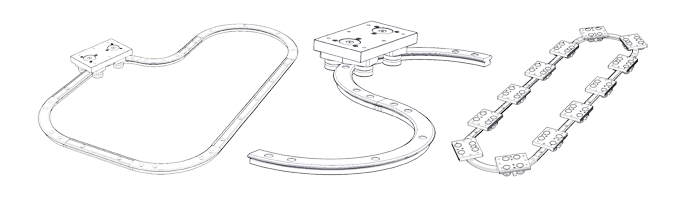 Rotary Motion &mdash; Ring Guides, Ring Track, Curvilinear Motion Components