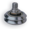 DualVee Integral Guide Wheel