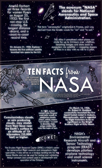 Ten Facts from NASA in Honor of National Science Month - Engineering Infographic