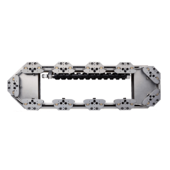 Top View of DTS2 Scroll Driven Track System - Oval Configuration