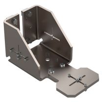 LoPro 90 Degree Angle Bracket with Mounting Point for Cable Carrier